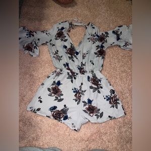 Women’s floral romper